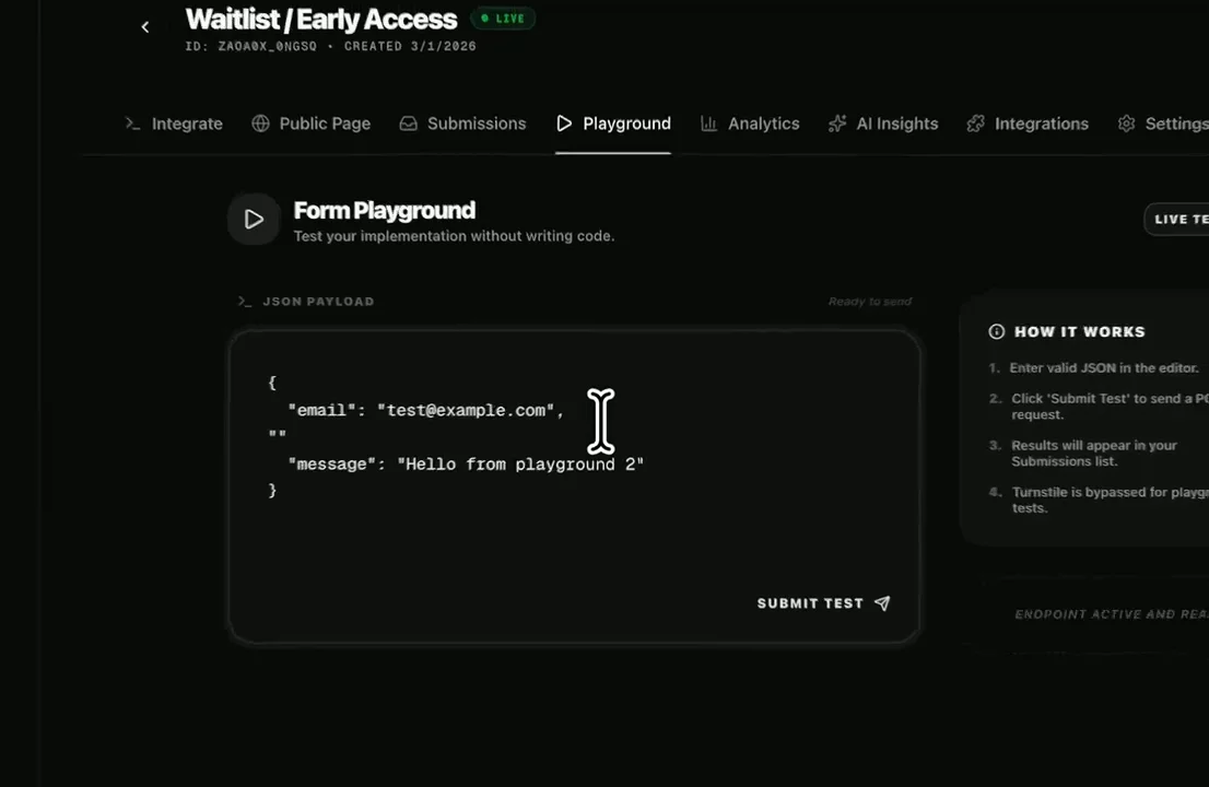 FormGuard — The AI-Powered Form Backend image 1