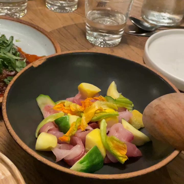 Nari - Curry with Hamachi, squash and blossoms - Thai Near Me - San Francisco, California