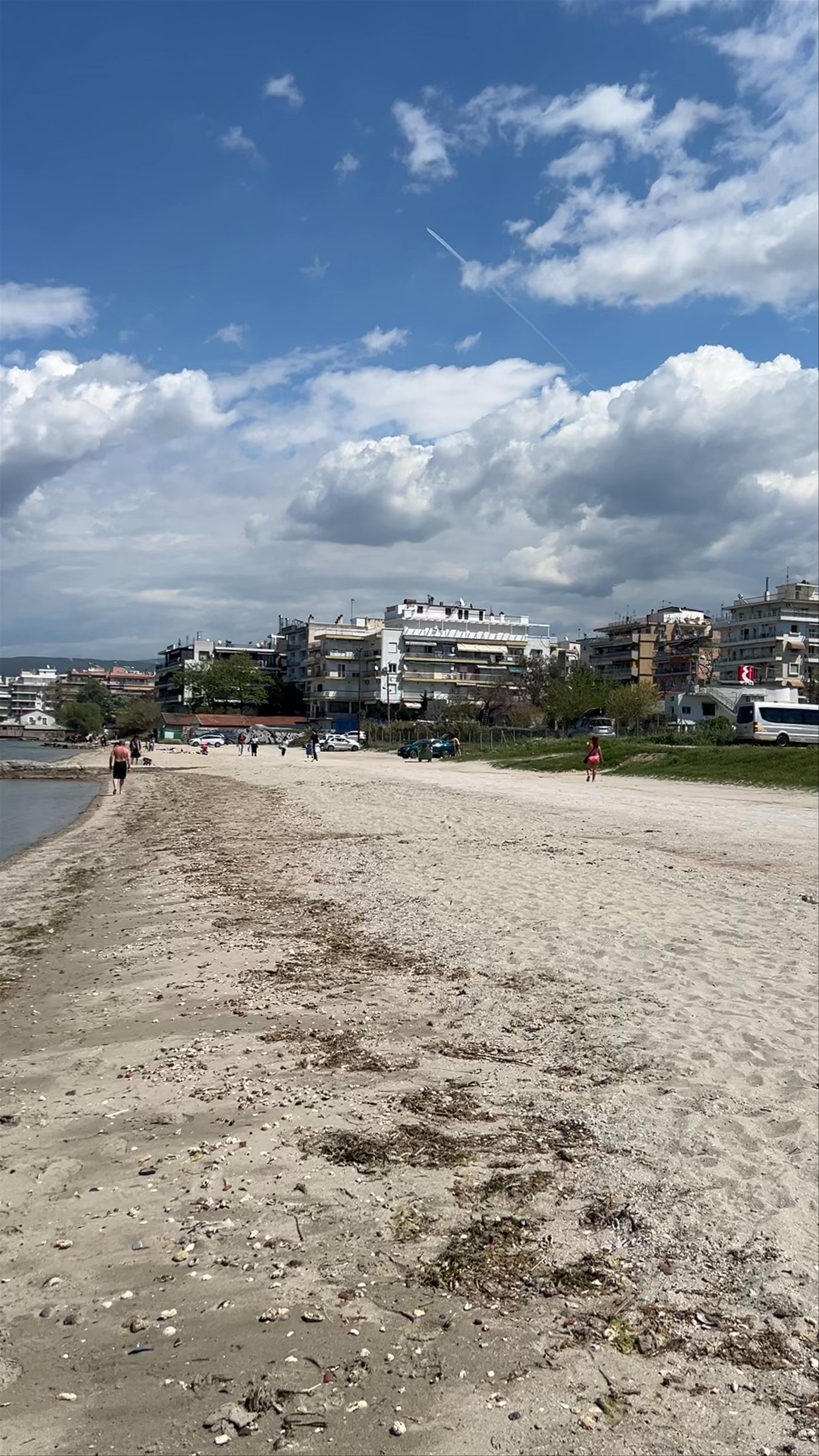 Deauville Coast - Karabournaki Beach Stroll in Kalamaria, Greece