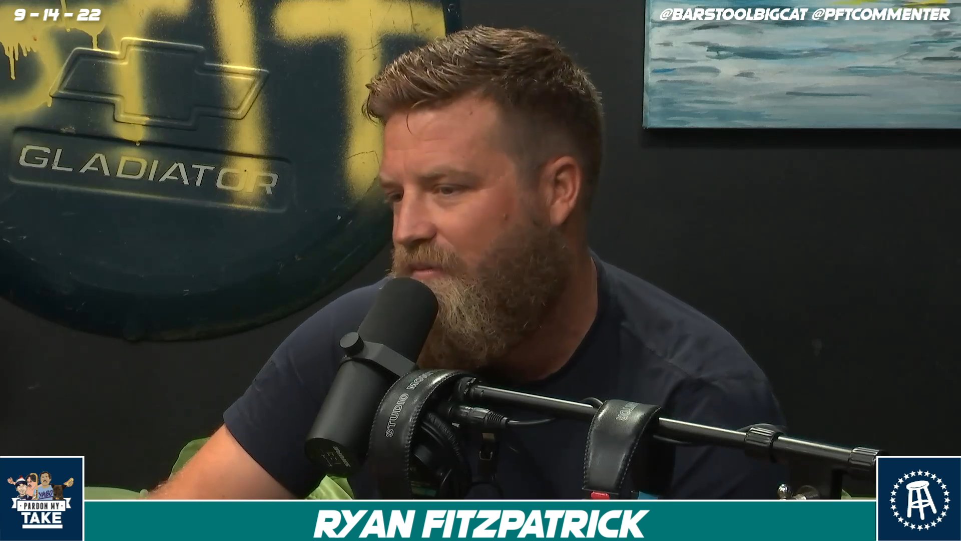 Barstool Sports on X: Tom Brady Denies Ryan Fitzpatrick is the Mystery  'Muthafucka and Says He Never Disrespected Him    / X