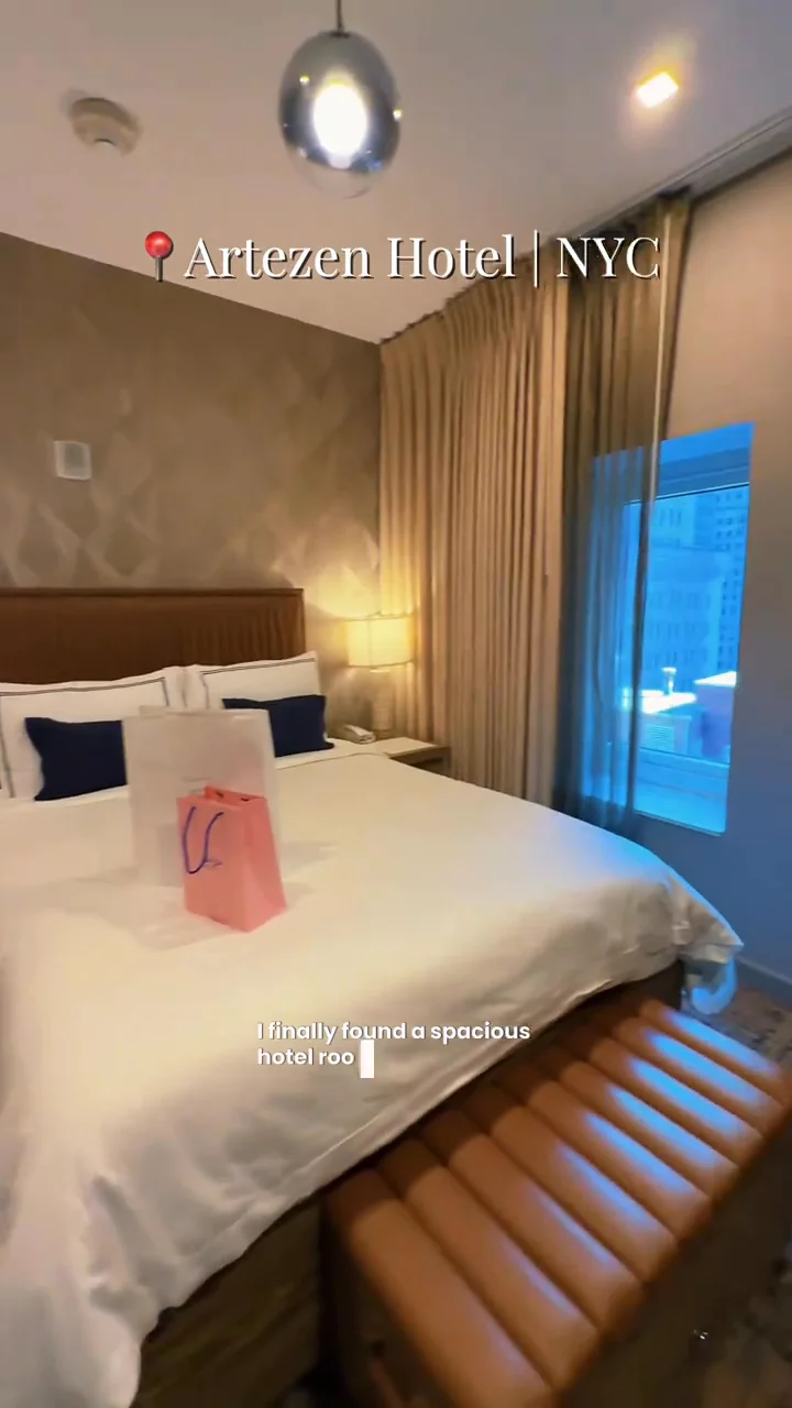 POV: you finally found an NYC hotel room that doesn’t feel tiny 🗽✨
