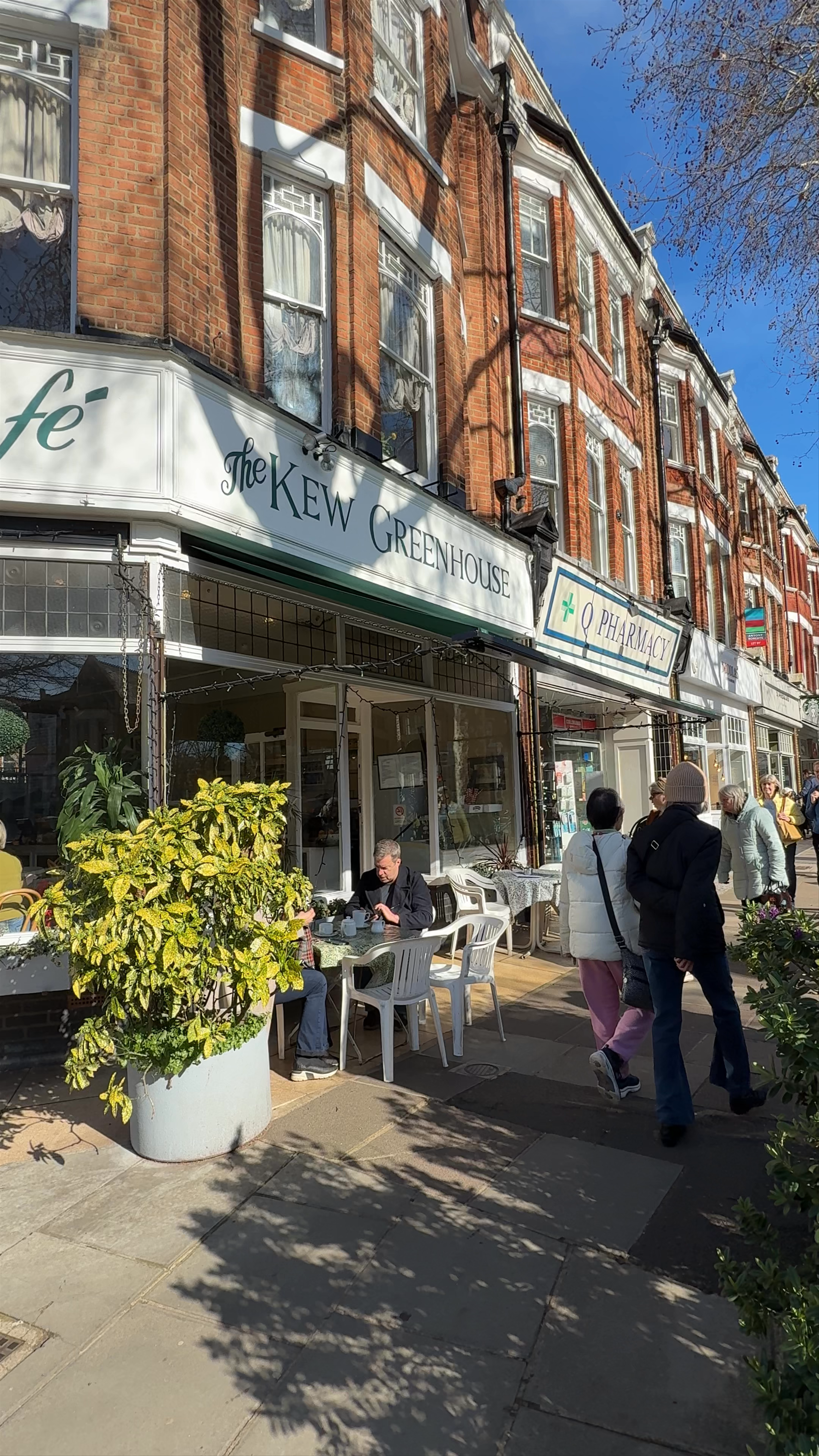 Relaxing Afternoon at The Kew Greenhouse Cafe in Richmond, UK