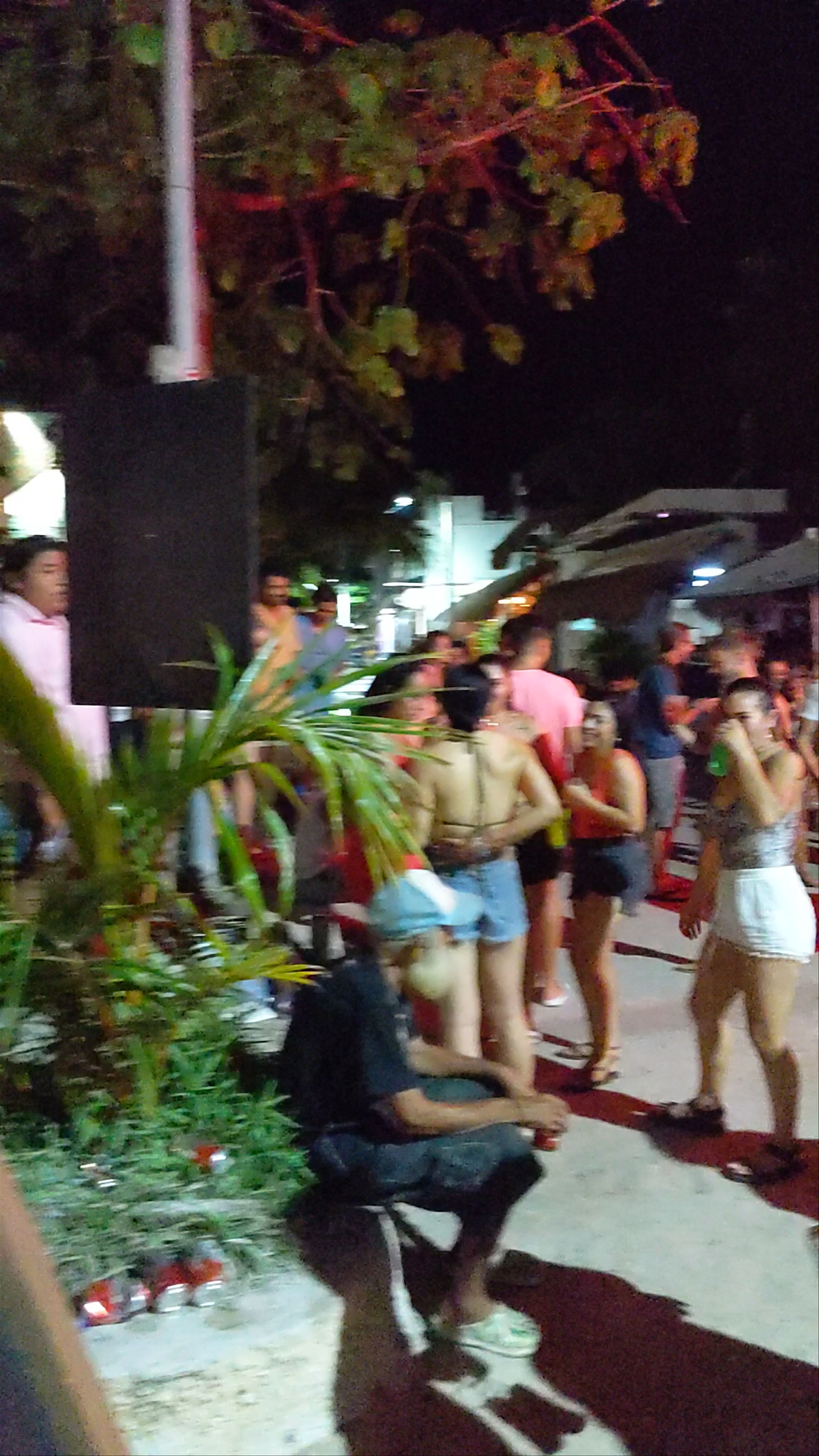 Nightlife Vibes at The Hot Corner, Holbox