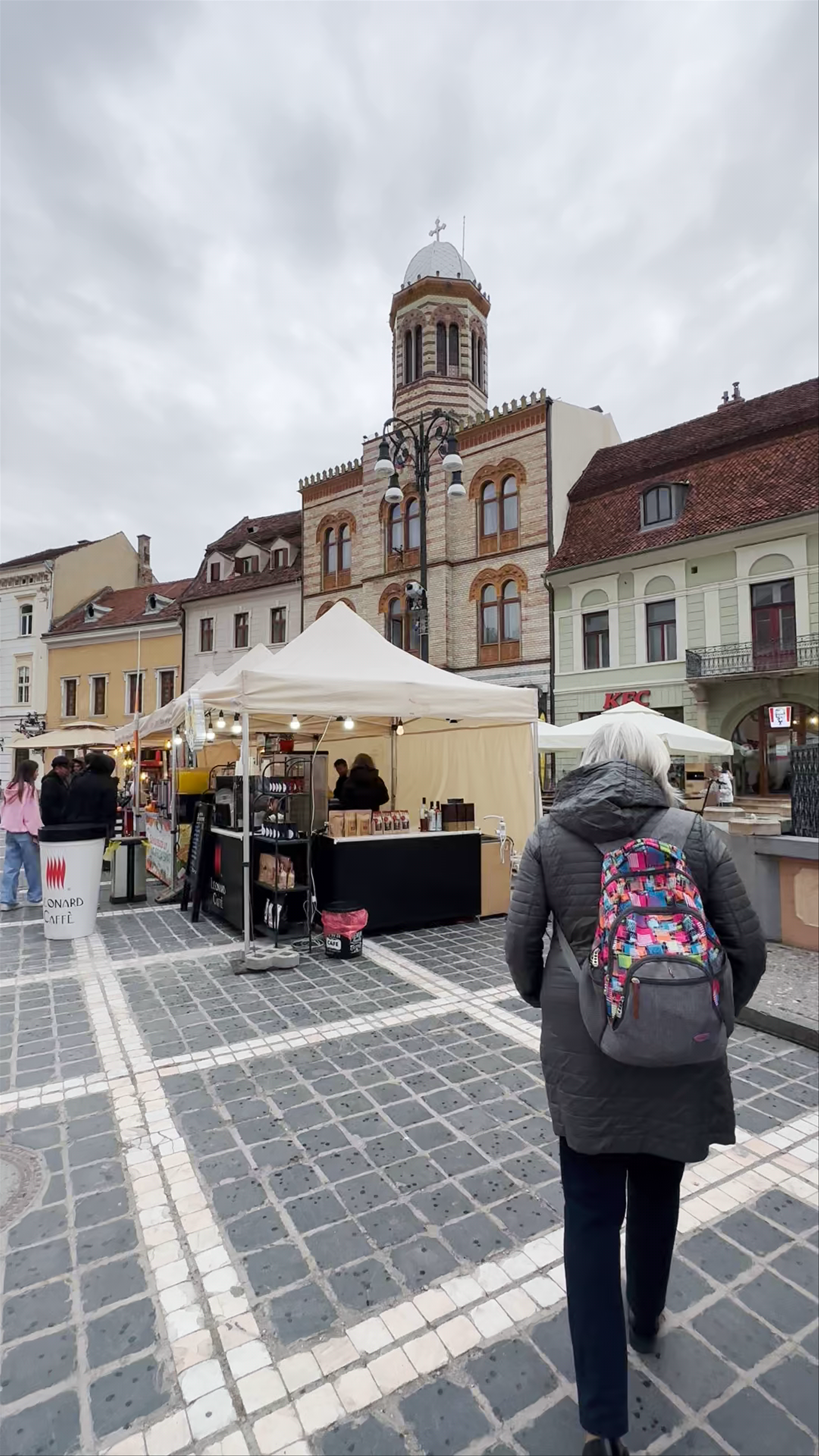 Market Day at The Council's House, Piața Sfatului, Brașov