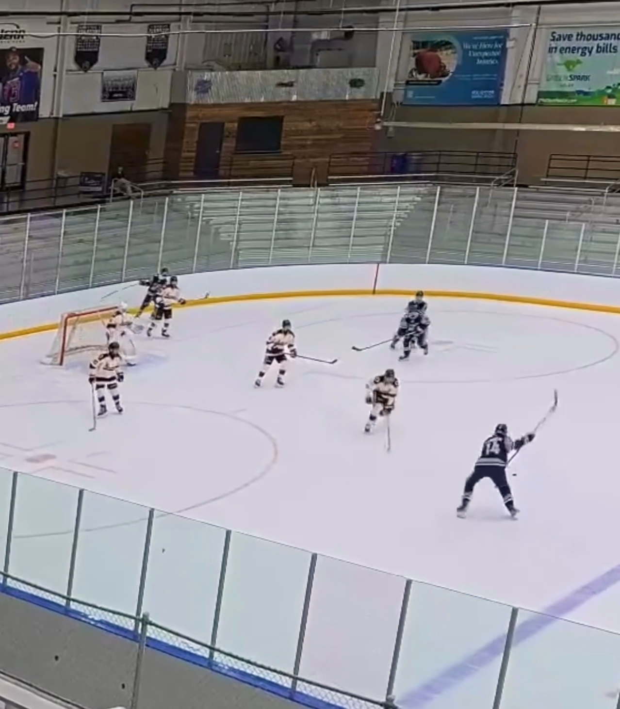 Dylan Taher's Stunning Slapshot: Top Corner Goal from Defense!