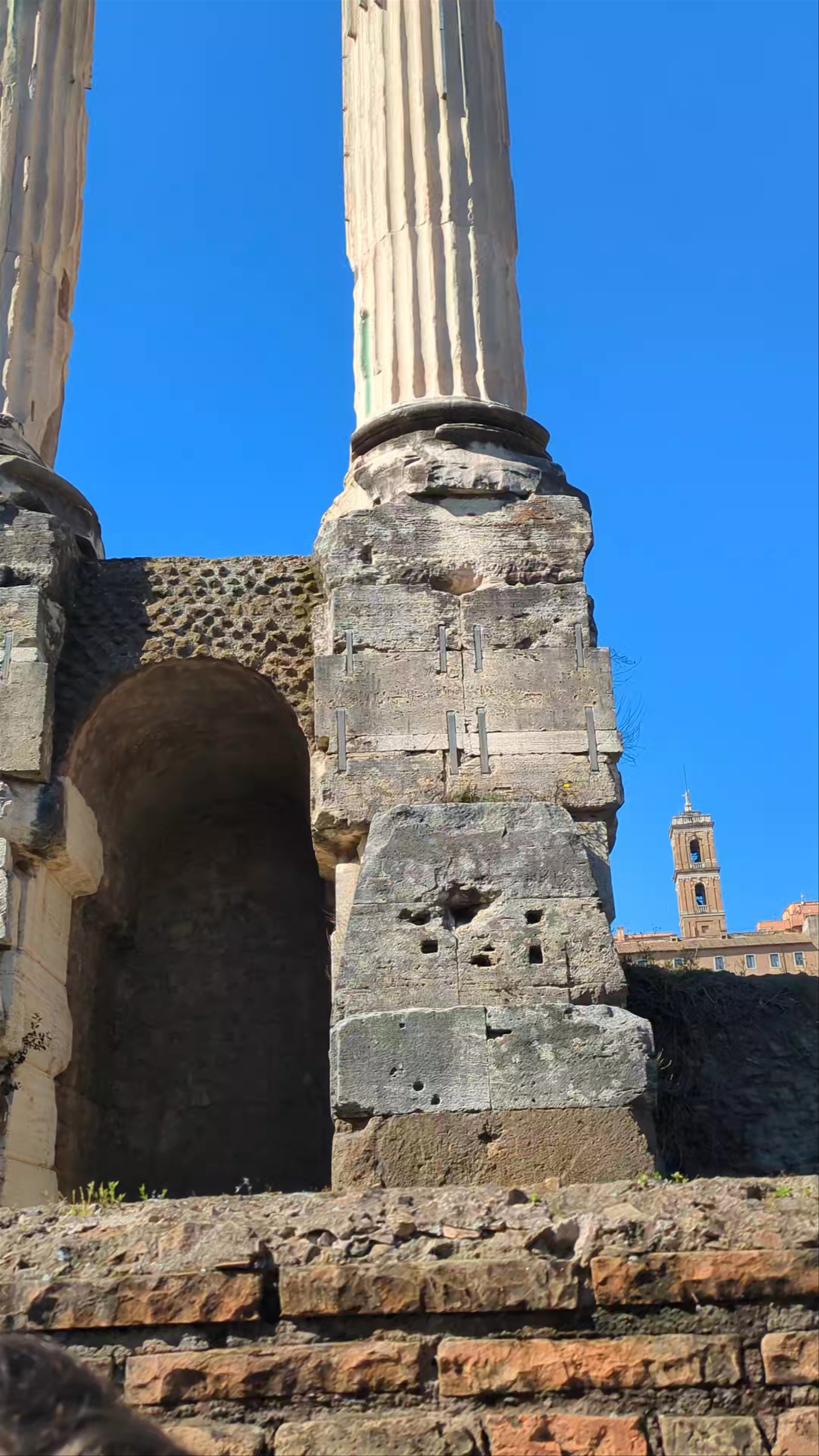 Timeless Majesty of Tempio dei Dioscuri in Rome