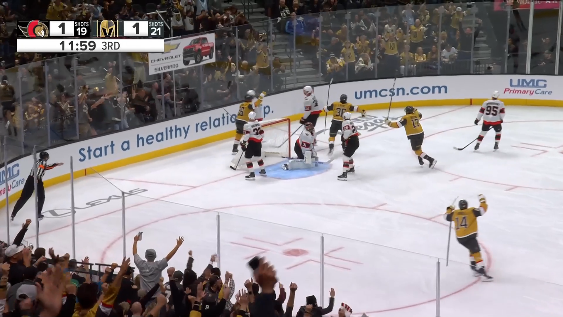 Hill Steps In as Golden Knights Snap Three-Game Skid · Oct. 27, 2026