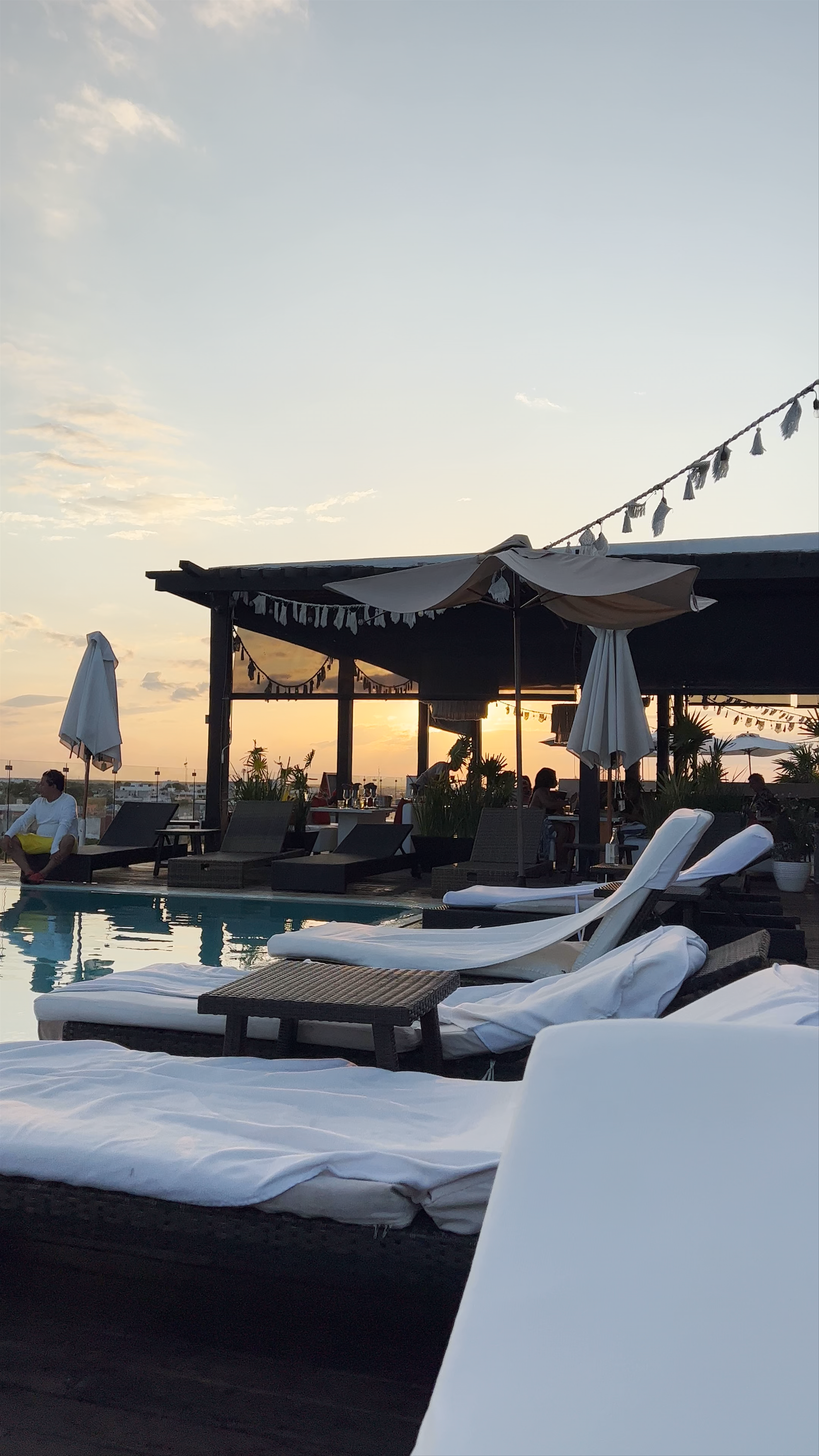Sunset Serenity at The Fives Beach Hotel Rooftop Pool