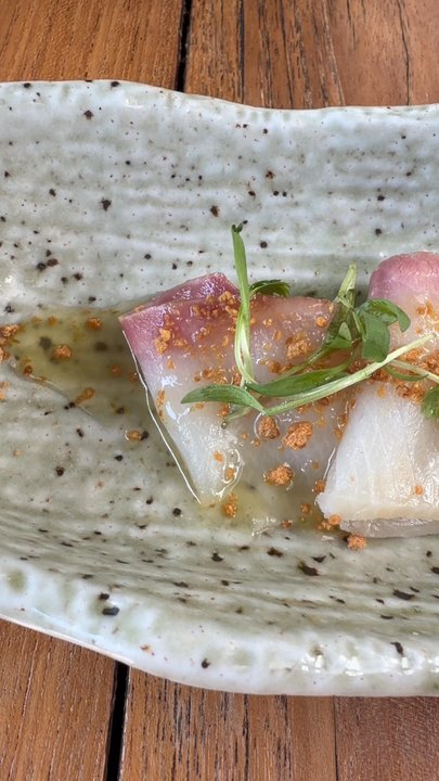 Tanuki River Landing - Yellowtail Tiradito - Japanese Near Me - Miami, Florida