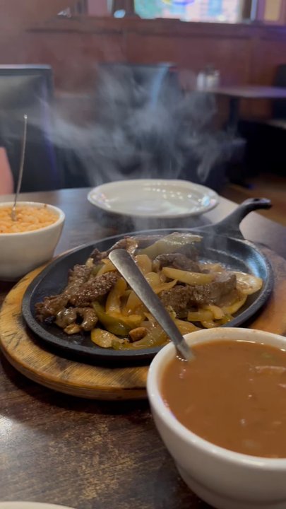 Papa Perez - sizzling fajitas for 1 - Mexican Near Me - Bryan, Texas