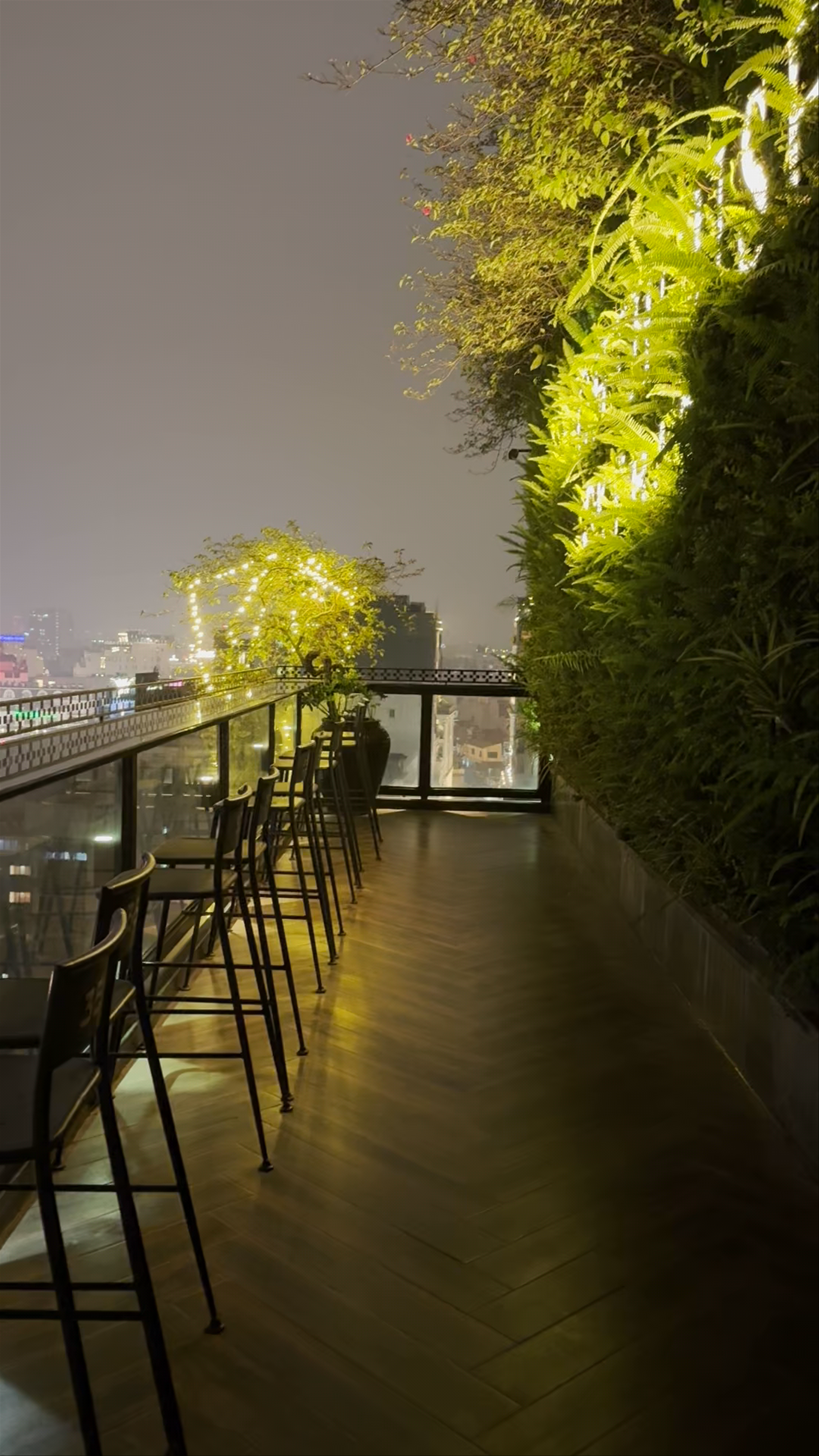 Evening Rooftop Serenity at La Siesta Premium Hang Be Hotel, Hanoi