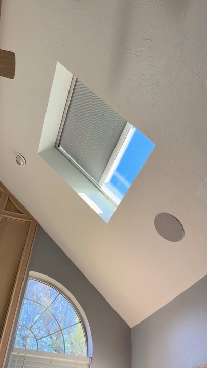McCann's Roofing and Construction - Solar! no wires. Black out blinds. What else could be better. Oh did I mention controlled through my phone app too? - Roofing Near Me - Edmond, Oklahoma