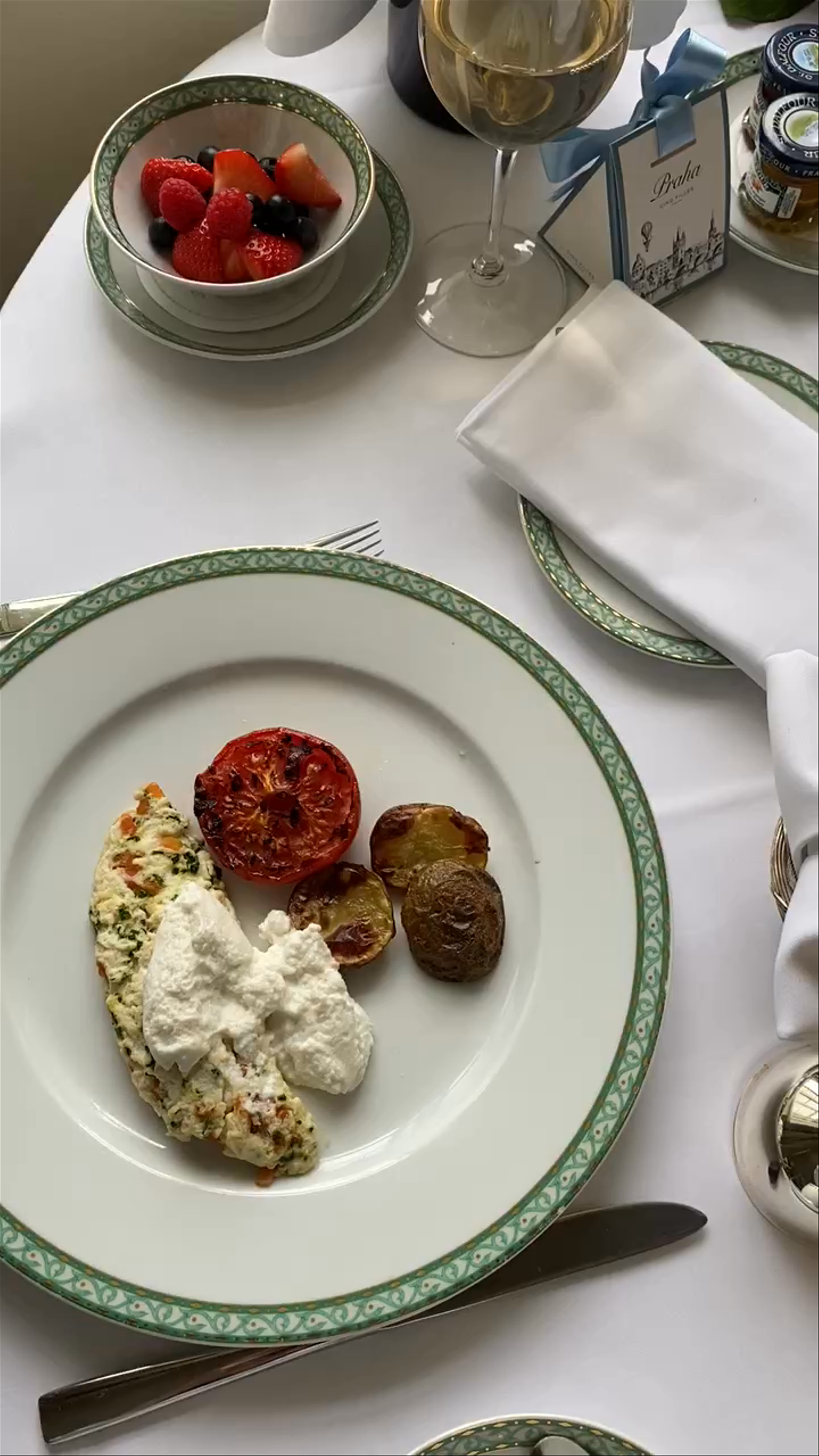 Luxurious Breakfast with Scenic Prague Views at Four Seasons Hotel