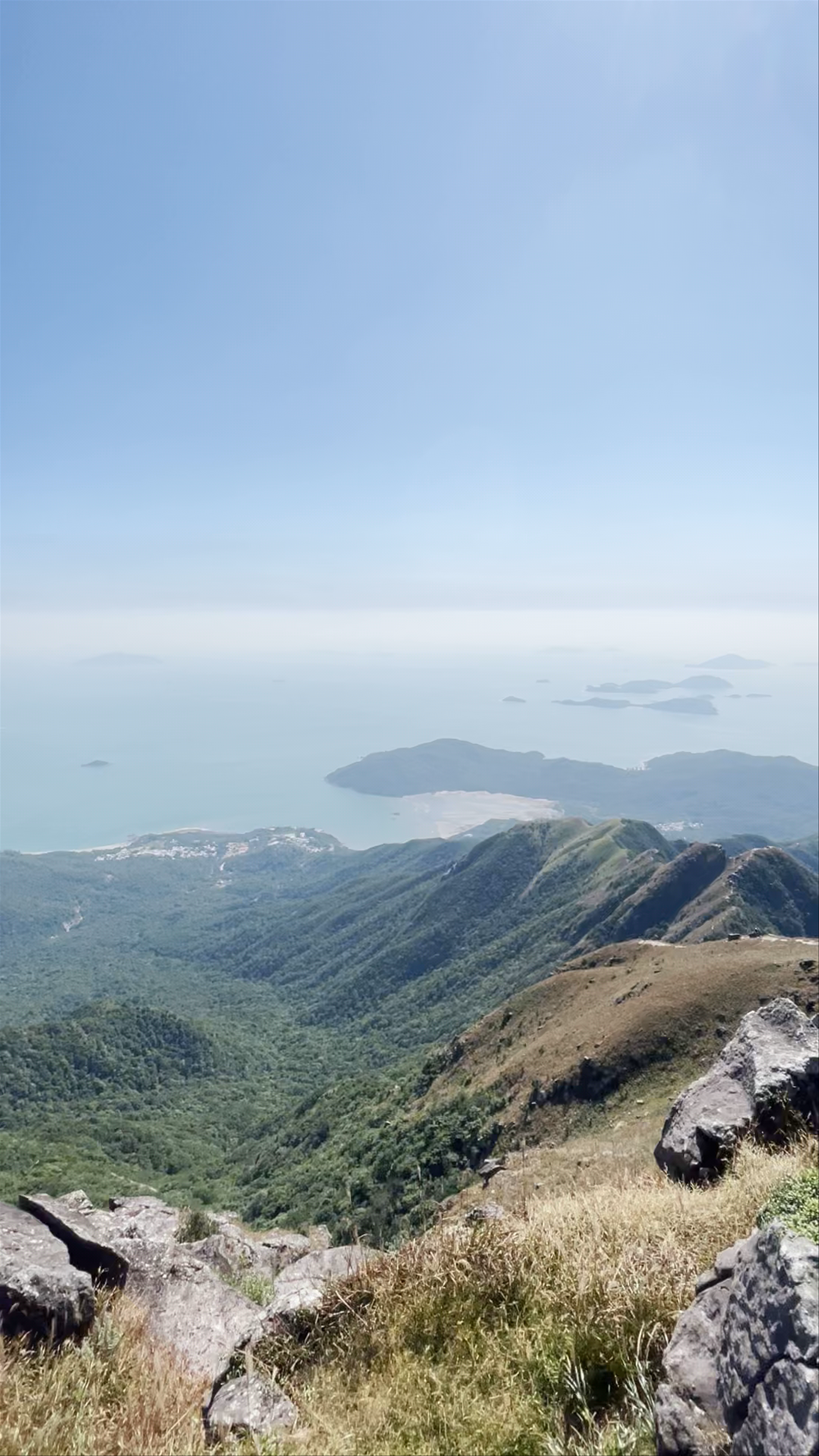 Breathtaking Summit Views from Lantau Peak, Hong Kong