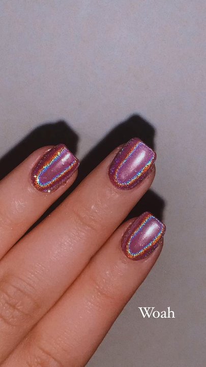 Gables Nails - Stunning holographic nails  10/10 - Nail Salons Near Me - Coral Gables, Florida