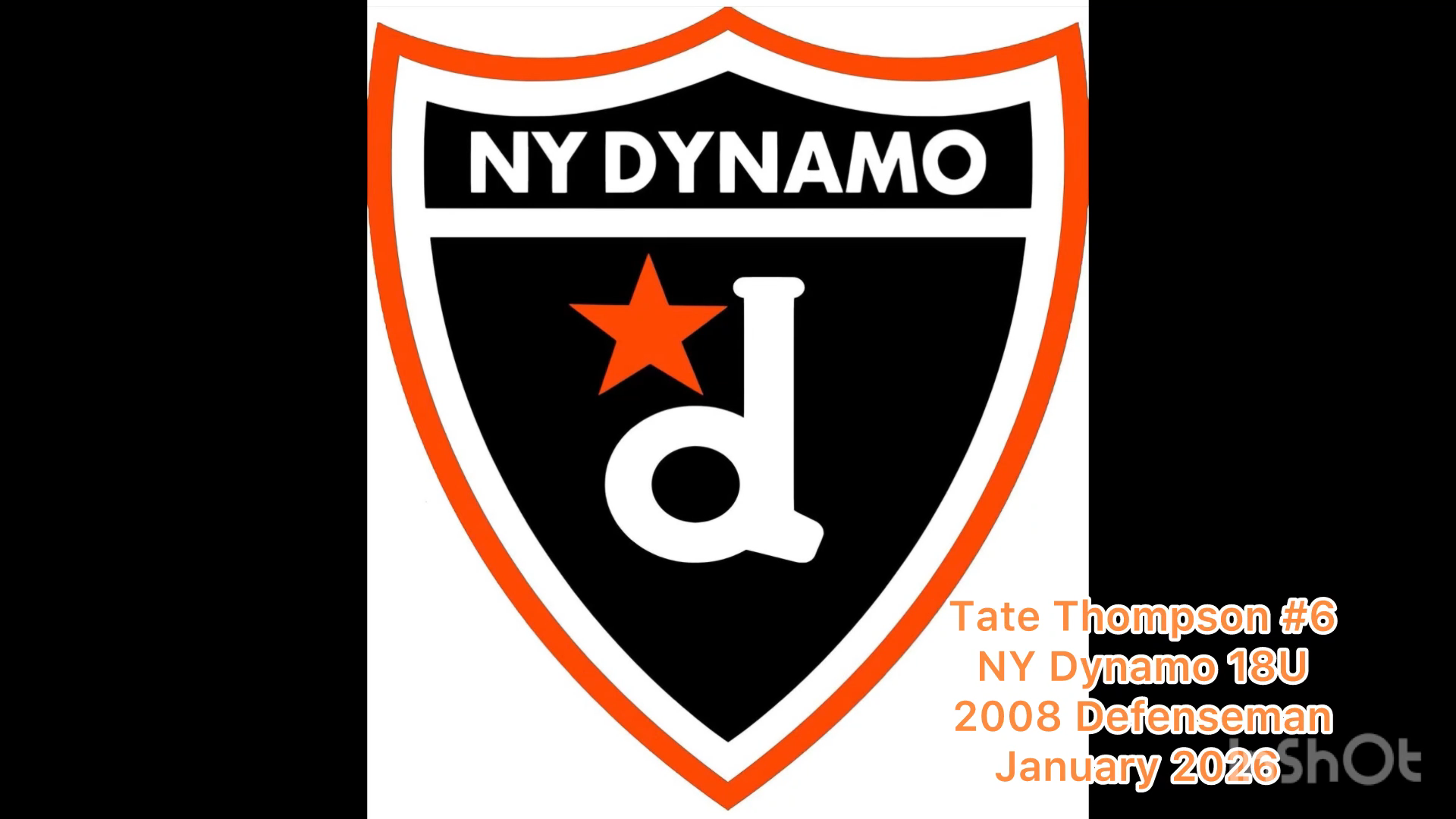 Tate Thompson #6 NY Dynamo 18U AAA January 2026