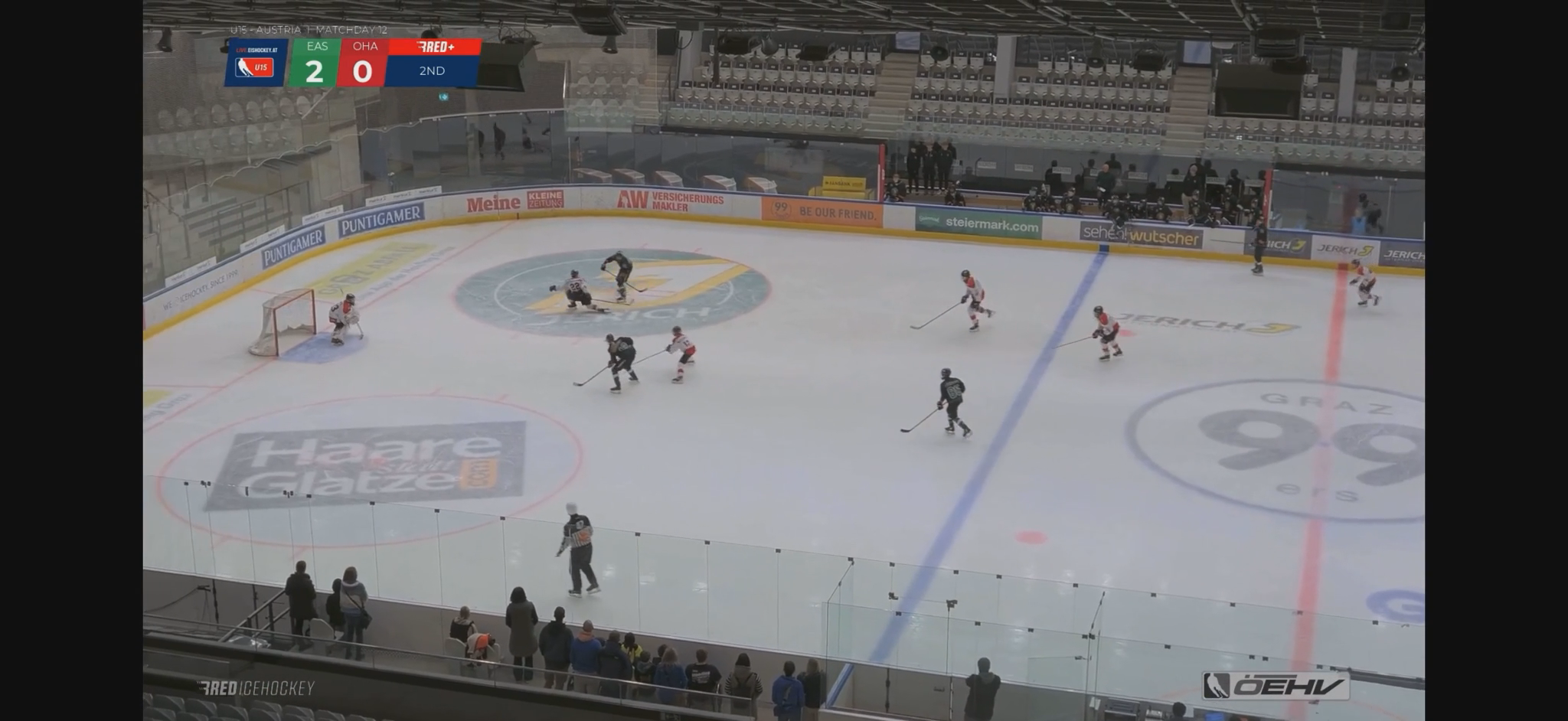 Laura Nistelberger's 2-on-1 Goal for Eishockey Akademie Steiermark