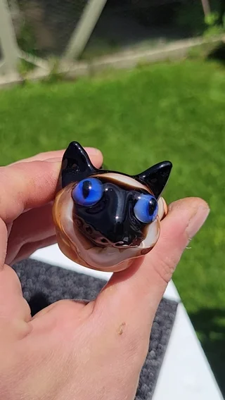 Preview pic of Siamese kitty pipe