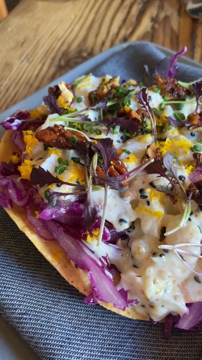 Rich Table - Honey walnut shrimp tostada - New American Near Me - San Francisco, California