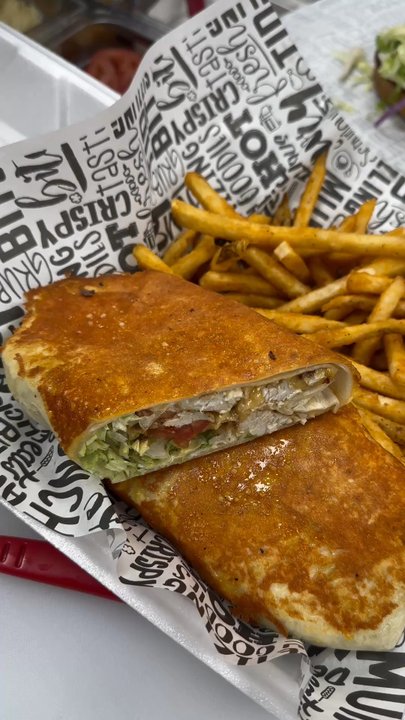 V’s Drive Thru - Grilled chicken wrap - Salad Near Me - Detroit, Michigan