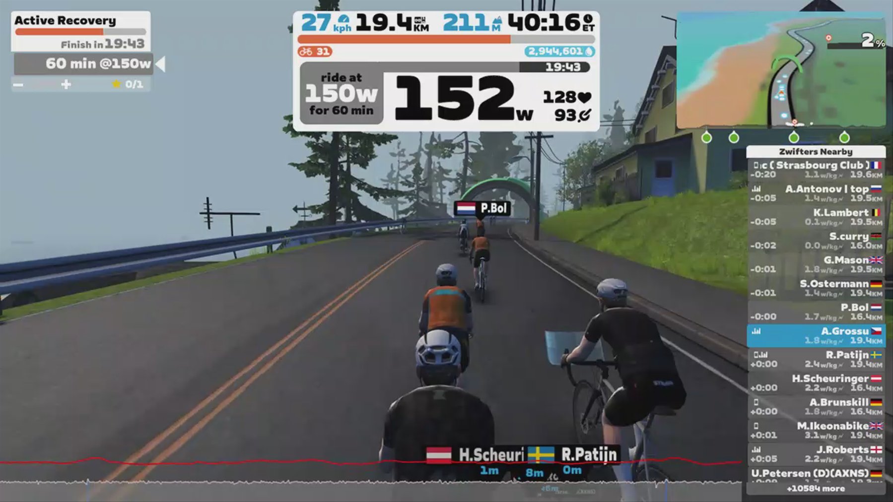 Zwift - Active Recovery in Watopia