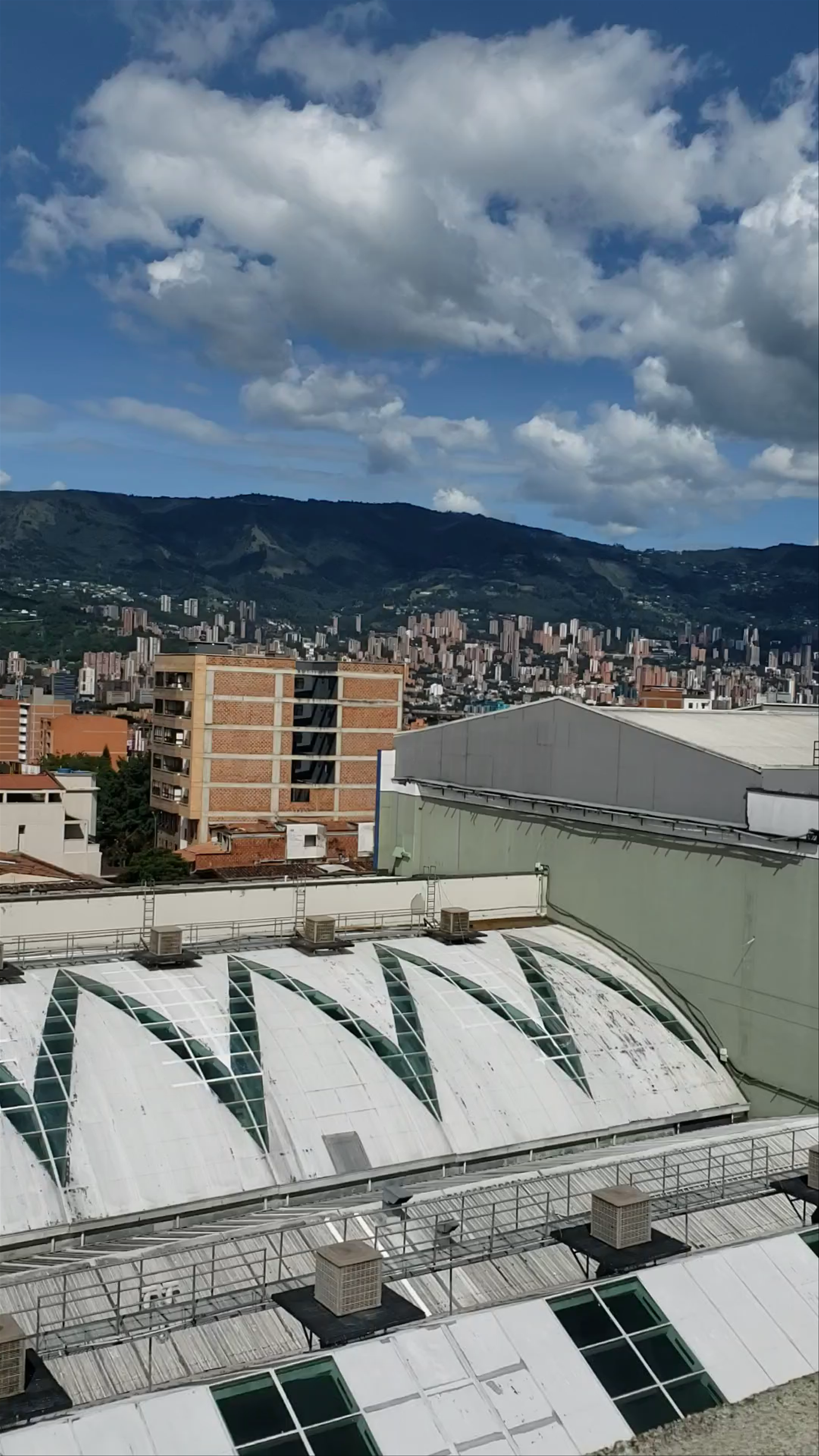 Panoramic Skyline of Medellín from Centro Comercial Los Molinos