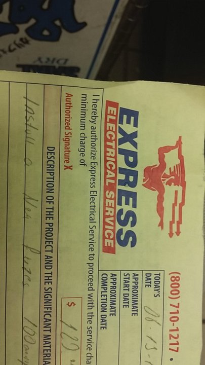 Express Electrical Services - call them and have them help you out. and make sure have a good amount of cash for them too :) - Electricians Near Me - Commerce, California