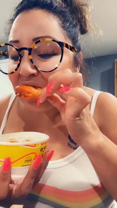 Wing Boss - The BBQ the chicken wings, not what I was expecting but it wasn't bad. 8 Piece Wing Combo! Ordered on Uber Eats made by Dickey's BBQ! - Food Delivery Services Near Me - Addison, Texas