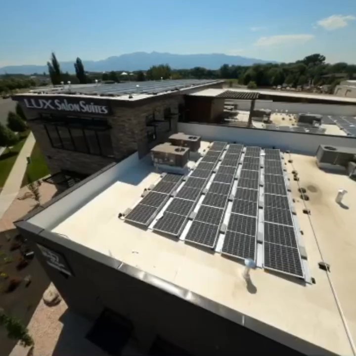 Bella Derma Logan - Lux salon suites and Bella derma spa! Quick drone photo of the building and solar project we did! - Medical Spas Near Me - Logan, Utah