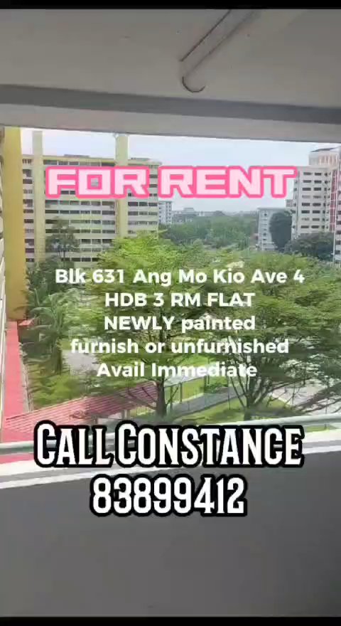undefined of 720 sqft HDB for Rent in 631 Ang Mo Kio Avenue 4