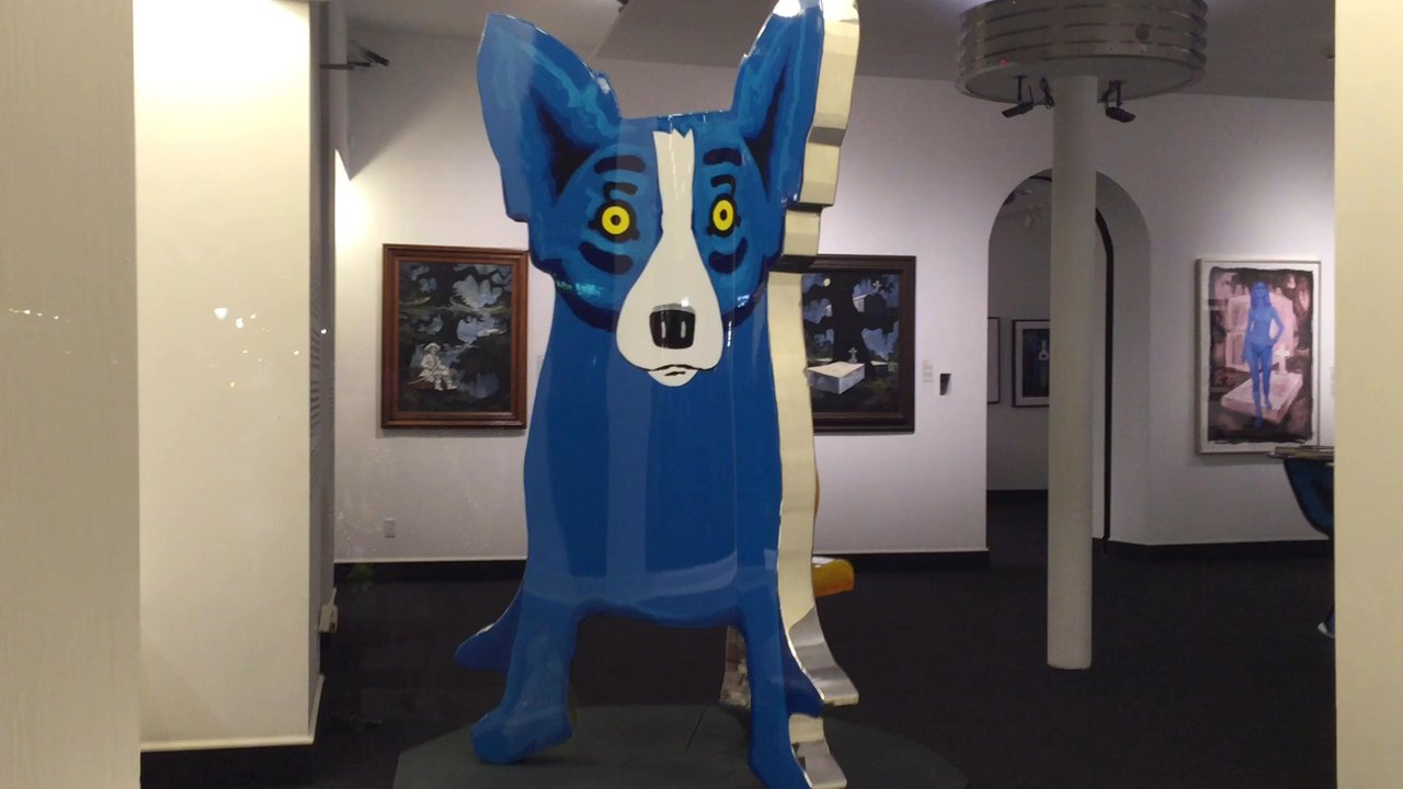 Rodrigue Studio - Spinning Blue Dog! - Art Galleries Near Me - New Orleans, Louisiana