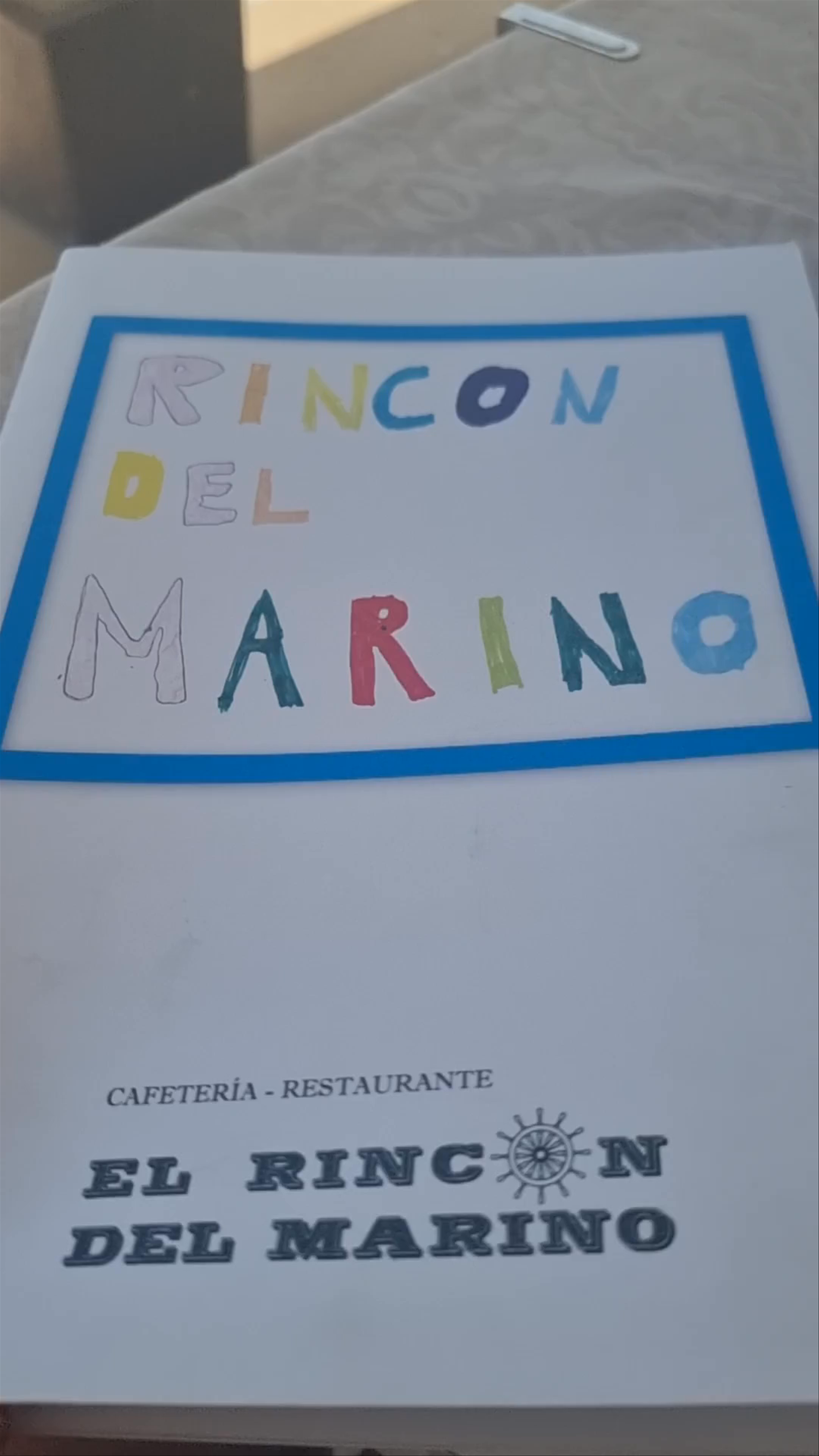 RESTAURANTE EL RINCON DEL MARINO