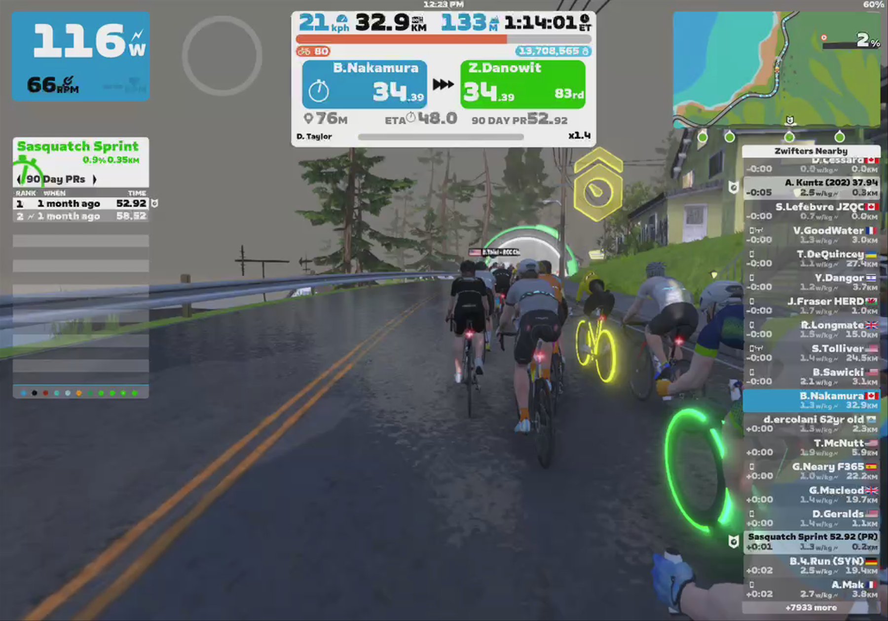 Zwift - Pacer Group Ride: The Big Ring in Watopia with Taylor
