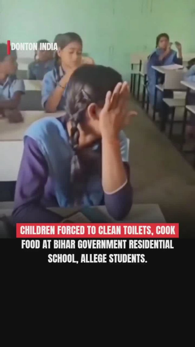 Alarming reports from a government school in Bihar