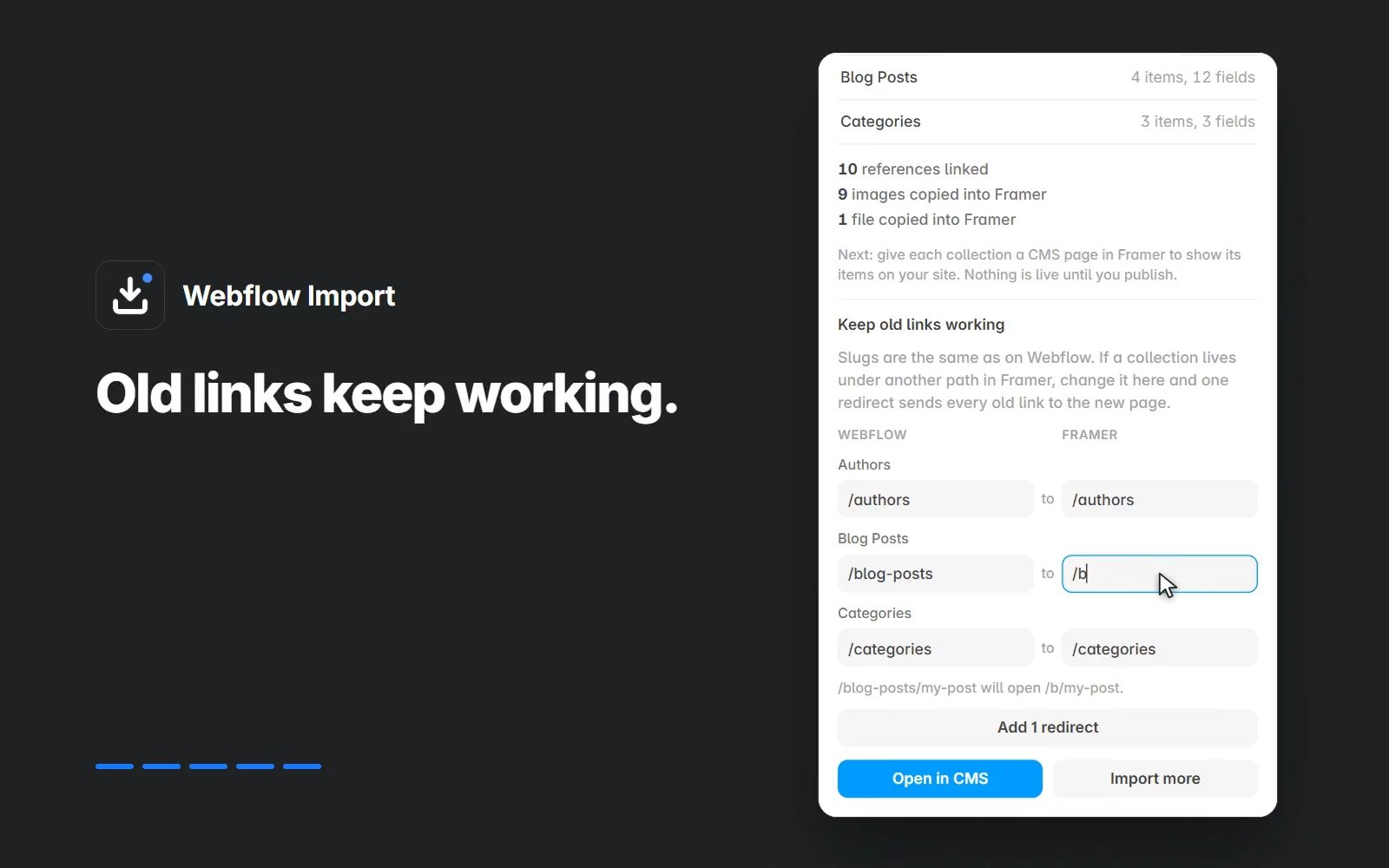 Webflow Import