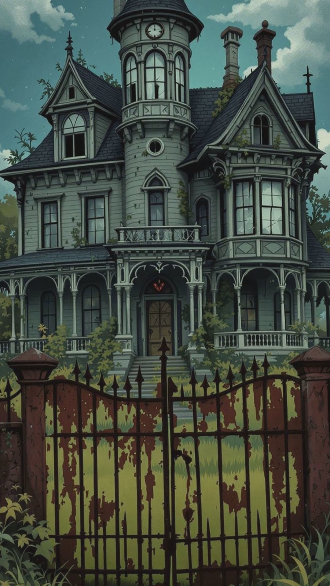 The Shadow Ghost of the Abandoned House