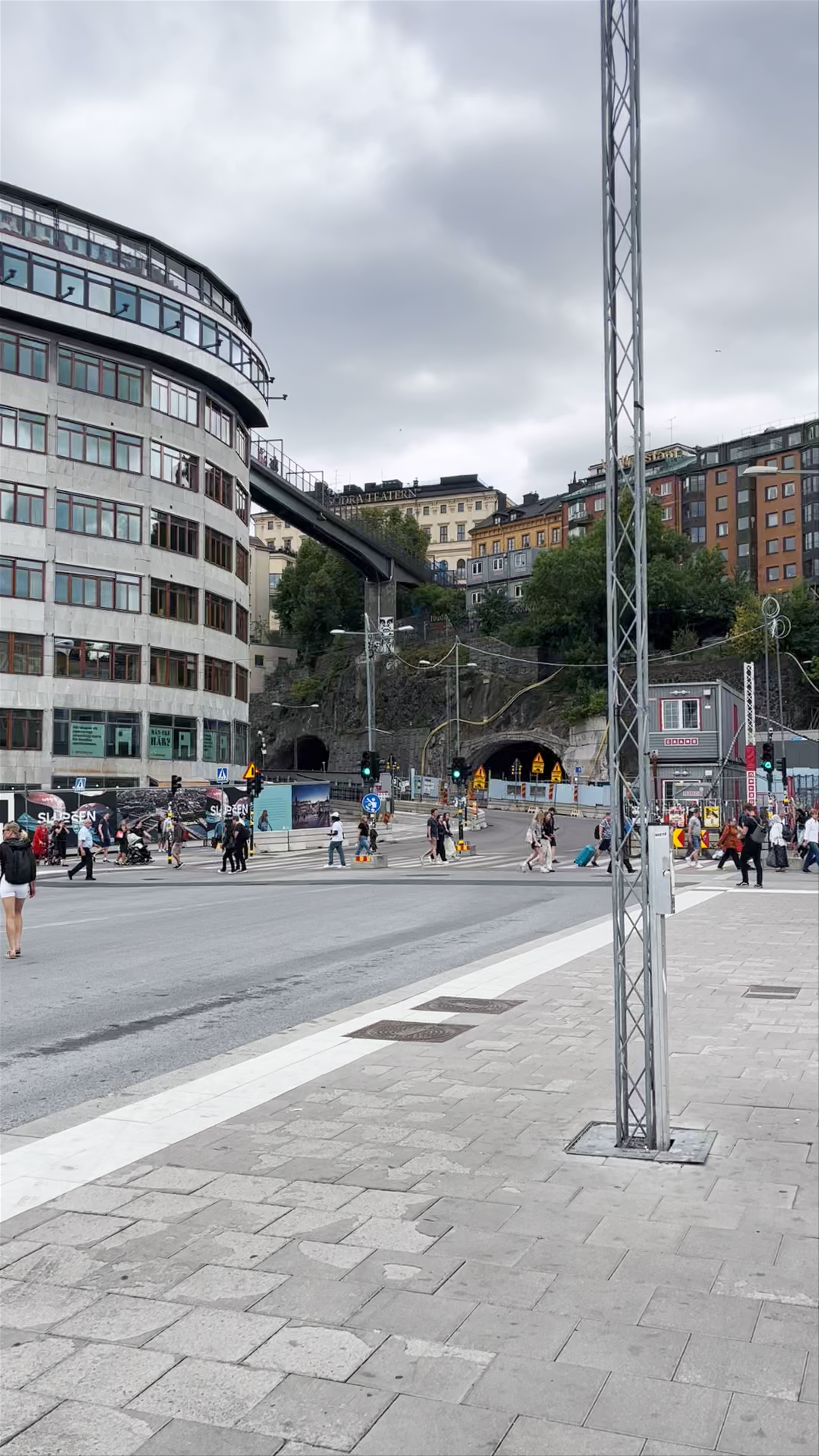 Katarina Elevator and Urban Life in Stockholm