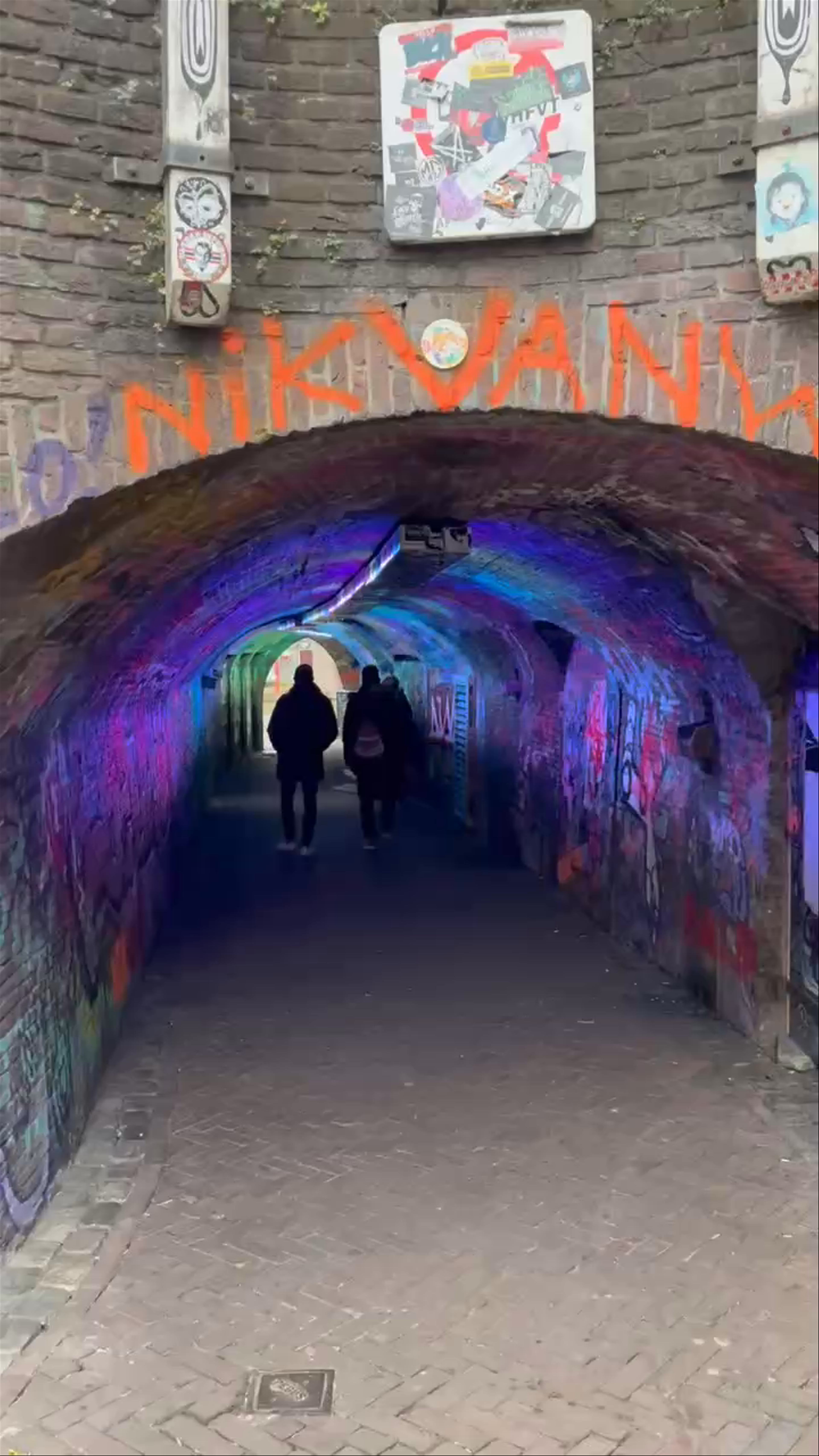 The Goose Market Tunnel: Vibrant Urban Graffiti Walk in Utrecht