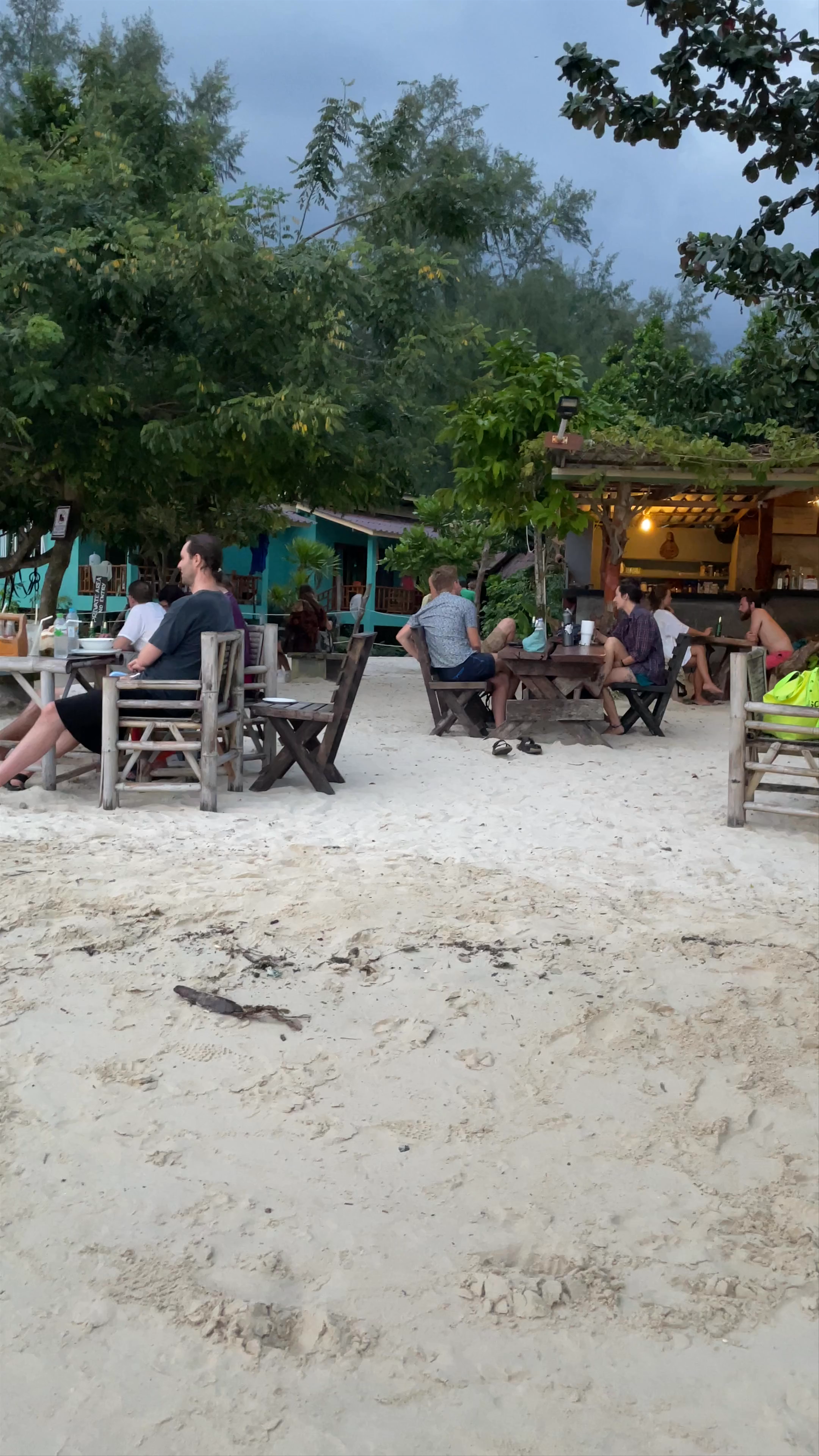 Zen Beach: Tranquil Evenings at Surat Thani, Thailand