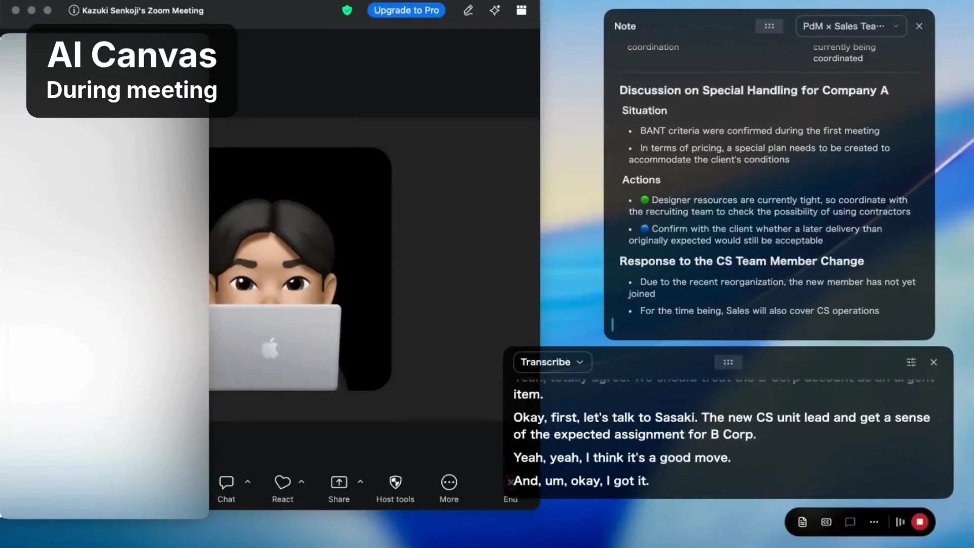 SuperIntern: Botless Live Meeting Agent image 1