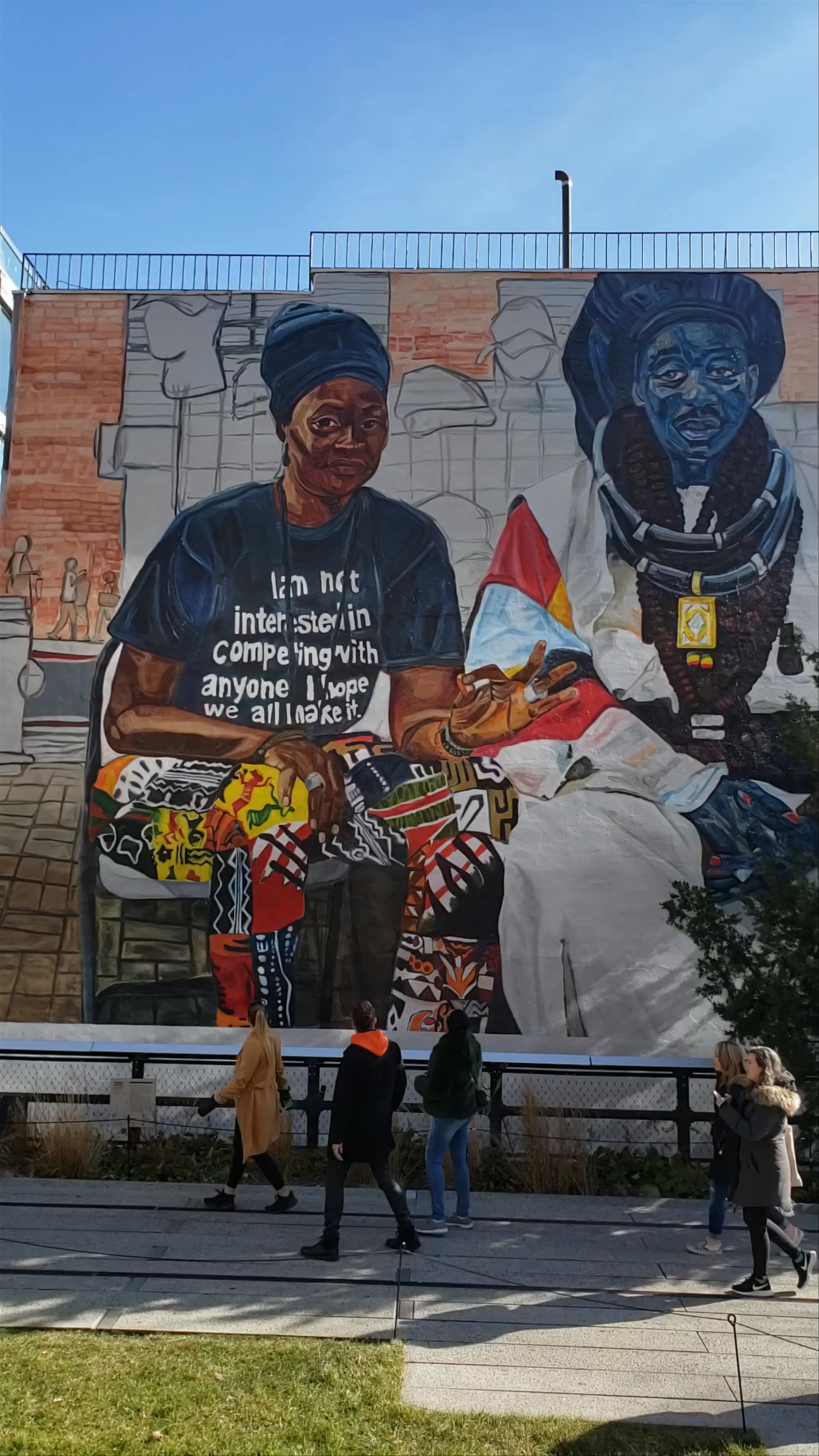 High Line Mural: Celebrating Culture and Unity in New York City