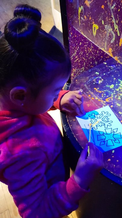 Crayola Experience - Painting with wax at Crayola Experience. - Amusement Parks Near Me - Easton, Pennsylvania