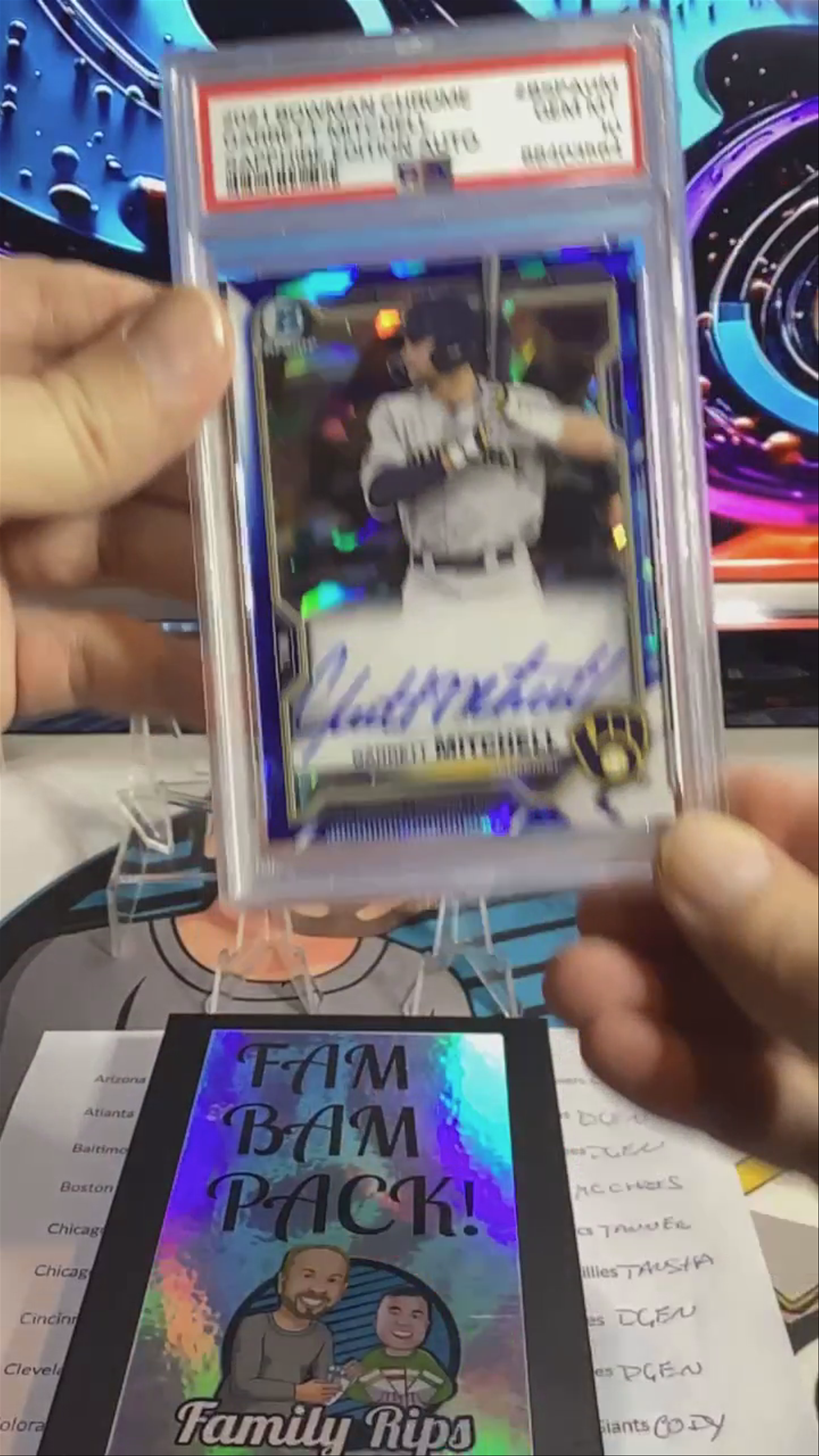 10/9/24 Fam BAM Mint 10 Mitchell Auto
