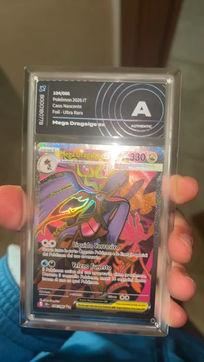 Pokemon Mega Dragalge Ex 104/086 [Caos Nascente] a image 1