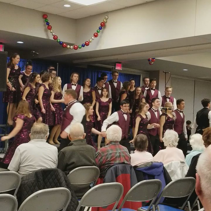 Amherst Senior Center - St. Joe's Swing Choir and Band at the 2019 Holiday Concert - Senior Centers Near Me - Buffalo, New York