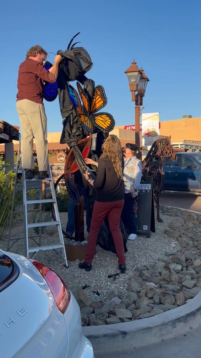 Thunderbird Artists Gallery - Unveiled sculpture - Art Galleries Near Me - Carefree, Arizona