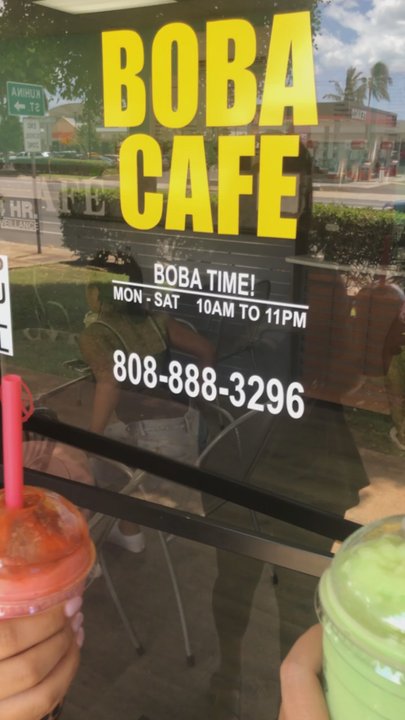 Boba Cafe - Me and my bestie - Bubble Tea Near Me - Ewa Beach, Hawaii