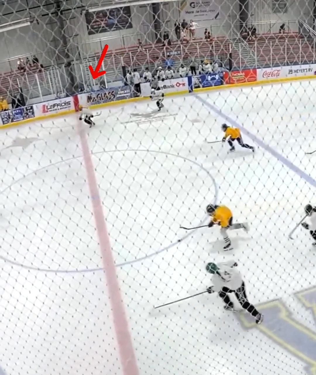 Showcase Dual Threat: Right off the bench full effort back check & great scoring chance