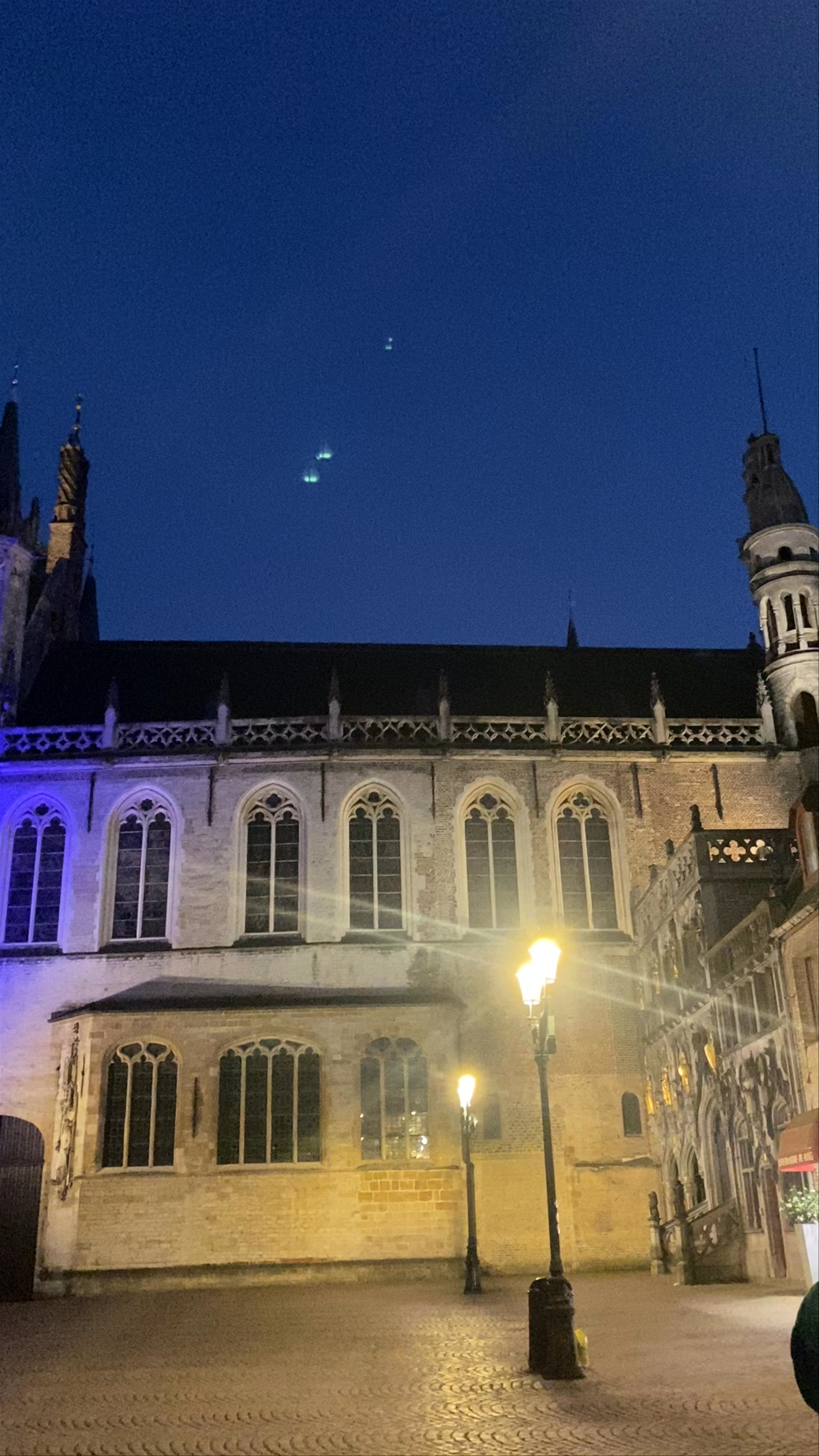 Evening Magic at Bruges City Hall, Belgium