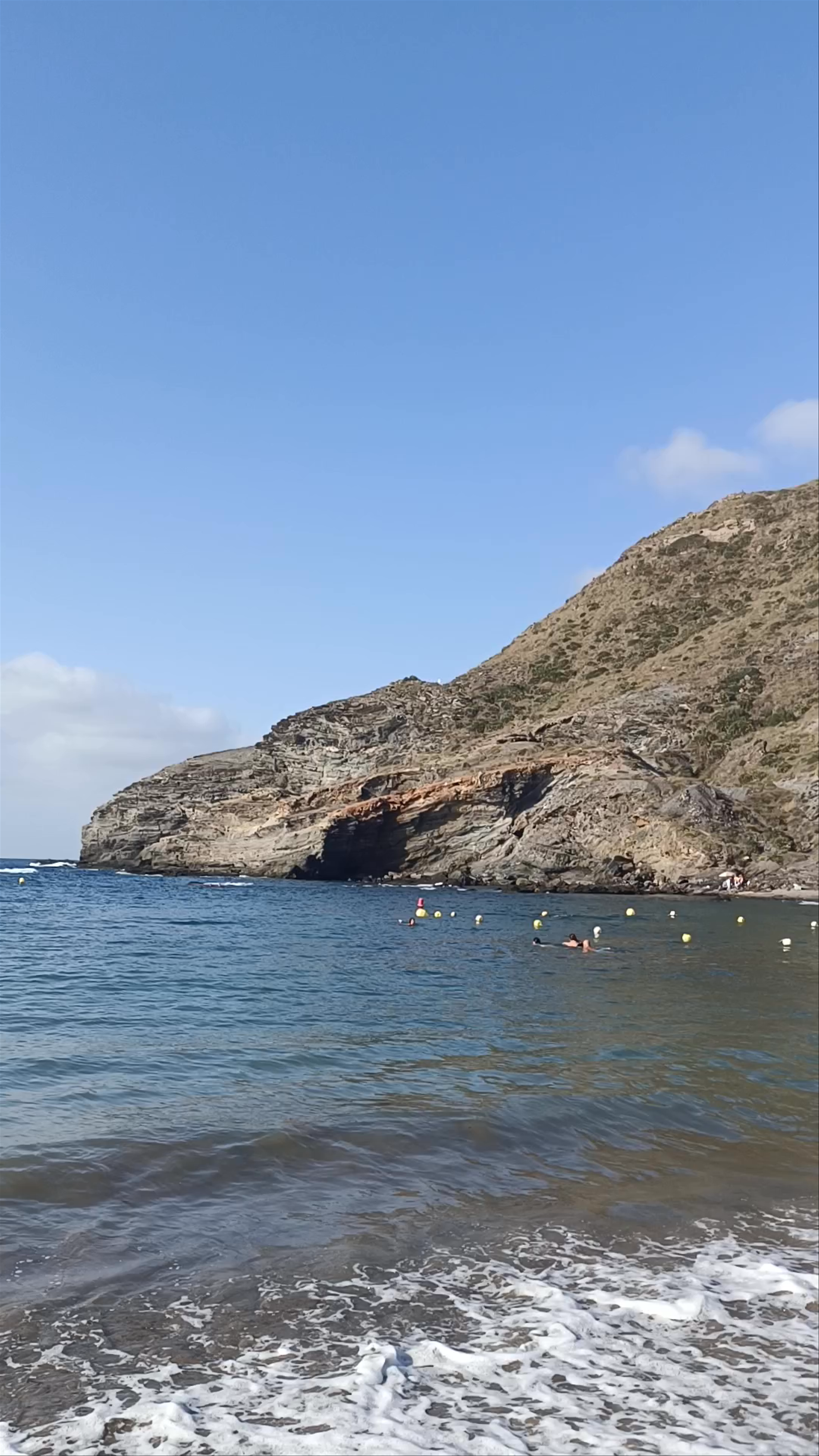 Sunlit Serenity at Cala Reona Beach, Spain